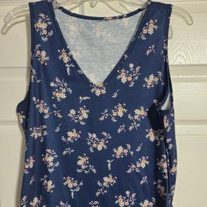 Women's Cotton floral tank